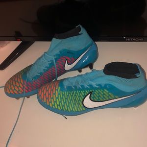 Blue Nike acc soccer cleats